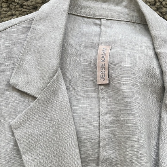 Jesse Kamm Linen Blazer M/L - Picture 3 of 5